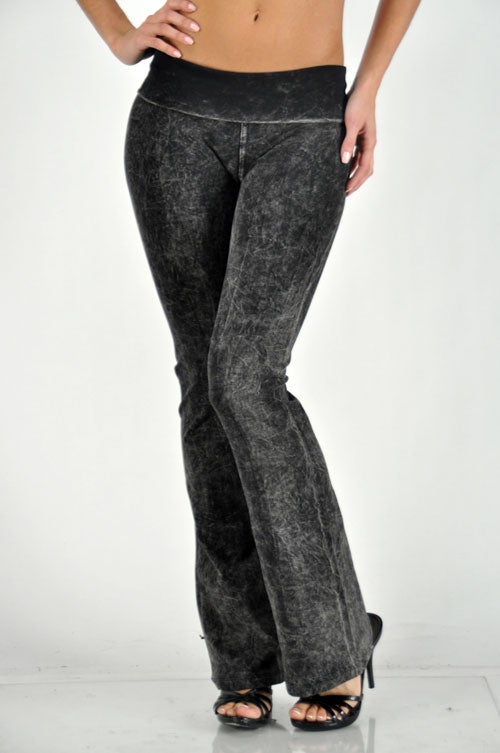 Mineral wash yoga pants clearance